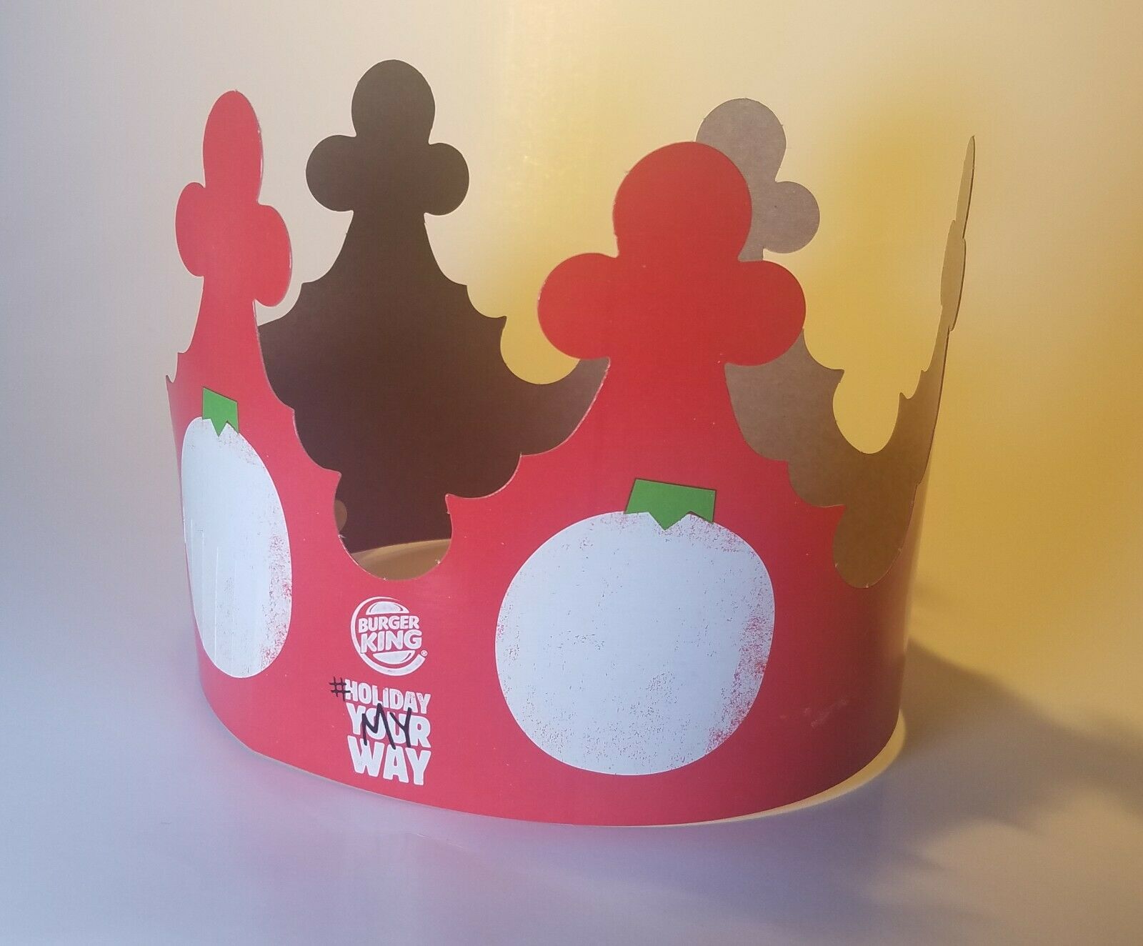 Burger King Paper Crown Hat Holiday My Way From Usa Collectible 2019